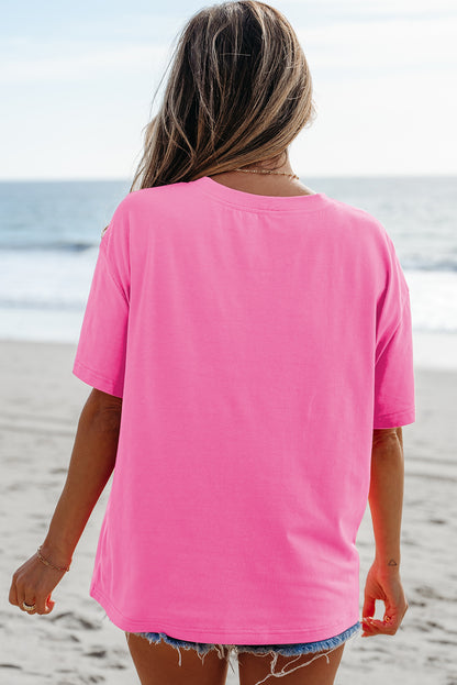 Bright Pink MAMA T Shirt