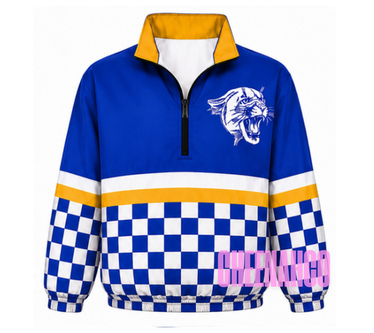 Jal Panthers Checkered Windbreaker